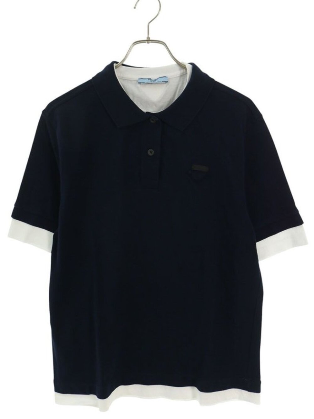 Prada T-Shirt Layeredshort Sleeve Polo Shirt 38